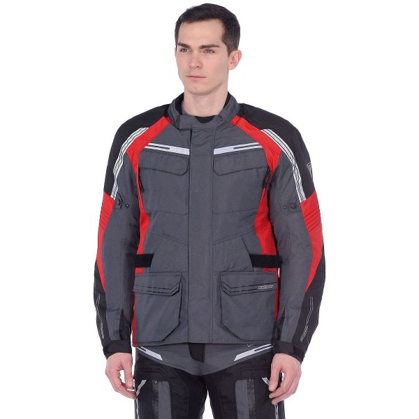 

Мотокуртка Vmoto Voweg Grey/Red, XL, Серый;красный, Voweg Grey/Red