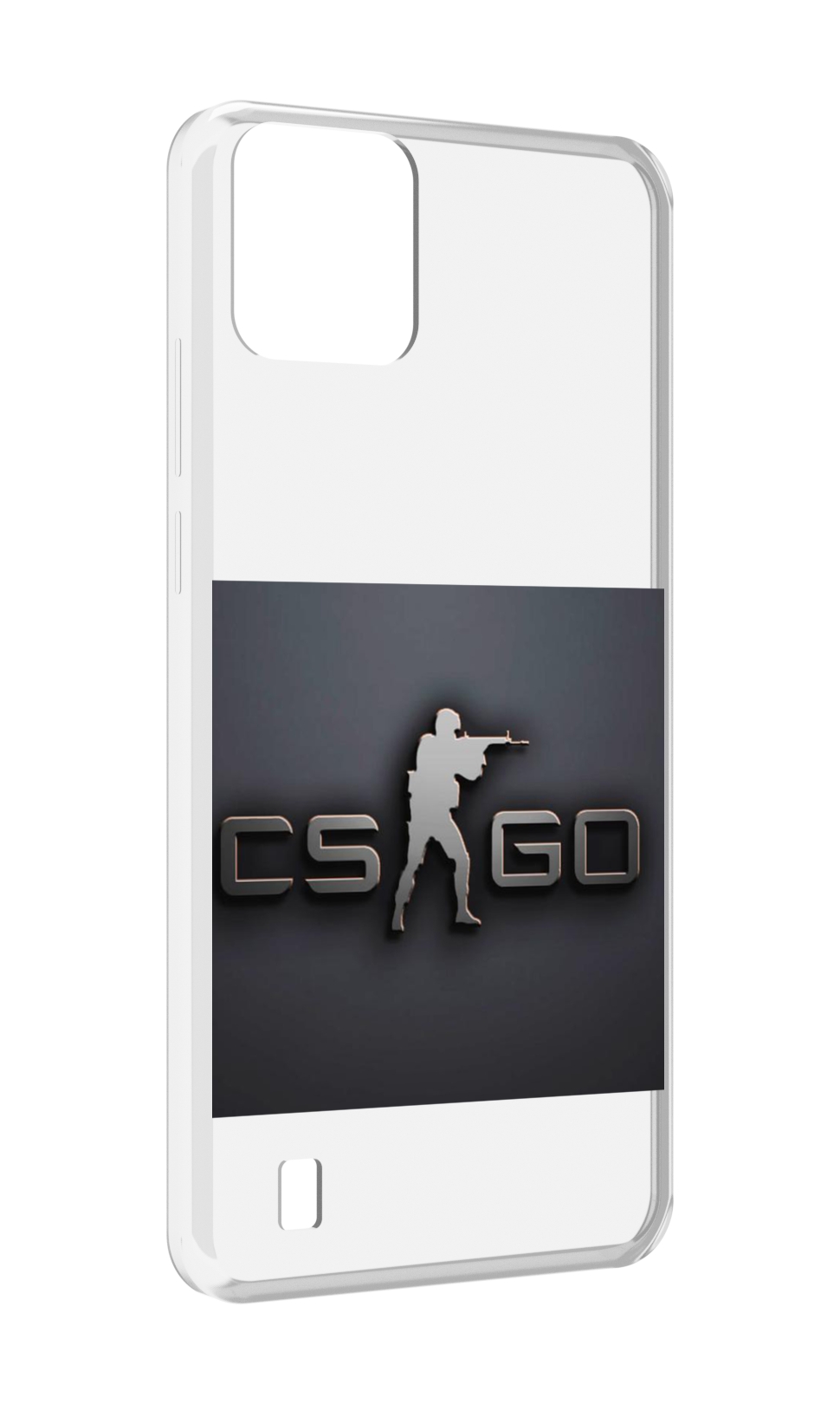 

Чехол MyPads CS go логотип мужской для Blackview A55, Прозрачный, Tocco