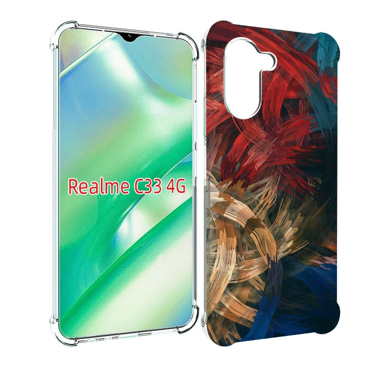 

Чехол MyPads раскрашенная медь для Realme C33 4G, Прозрачный, Tocco