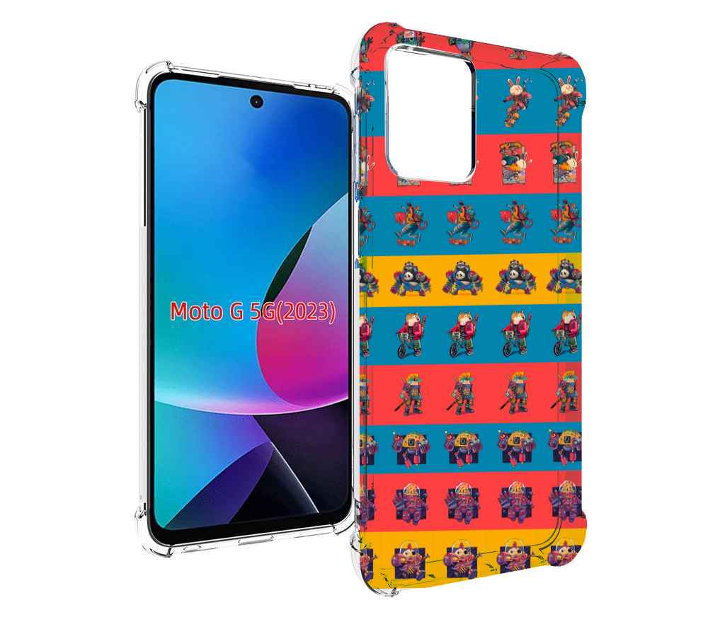 

Чехол MyPads много стикеров для MOTO G 5G 2023, Tocco
