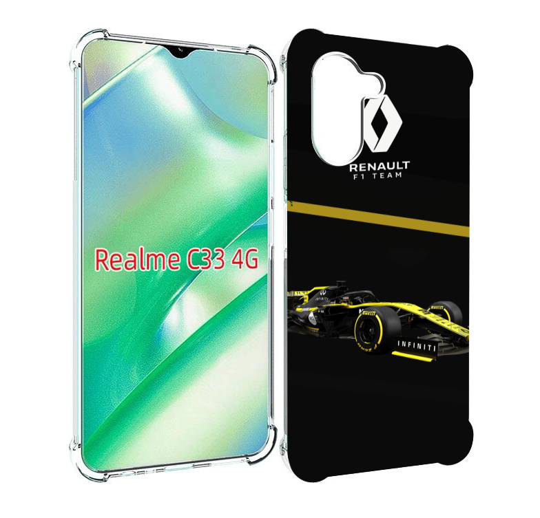 

Чехол MyPads renault 2 для Realme C33 4G, Прозрачный, Tocco
