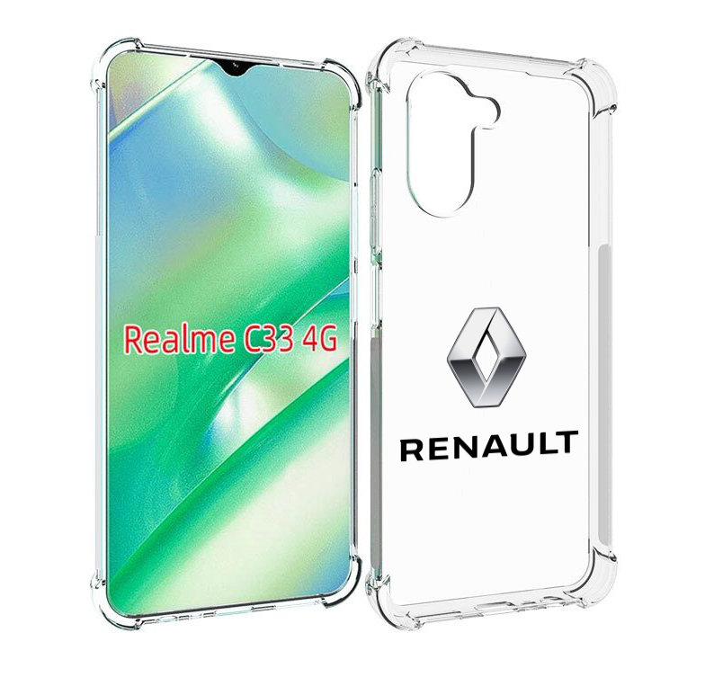 

Чехол MyPads рено-4 мужской для Realme C33 4G, Прозрачный, Tocco