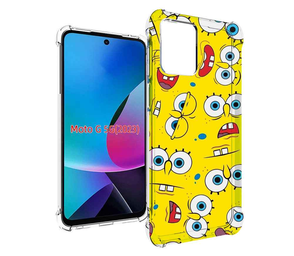 

Чехол MyPads много-спанч-боба для MOTO G 5G 2023, Tocco