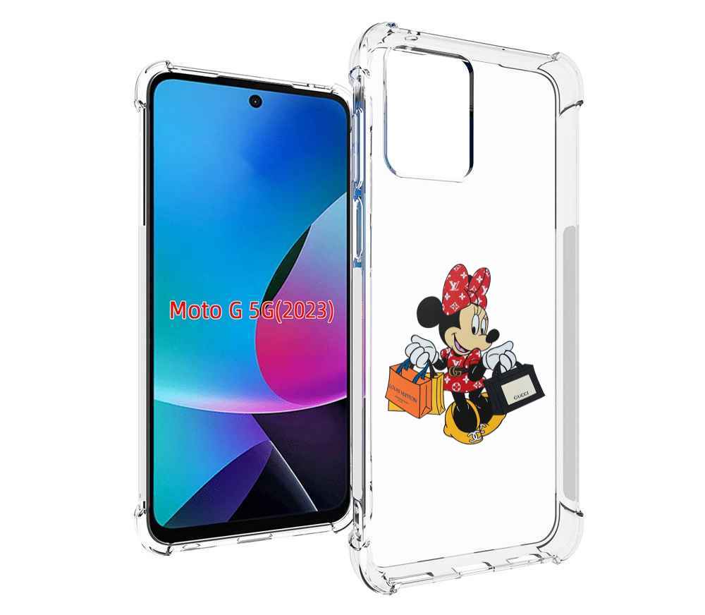 

Чехол MyPads модная-девочка-из-микки-мауса женский для MOTO G 5G 2023, Tocco