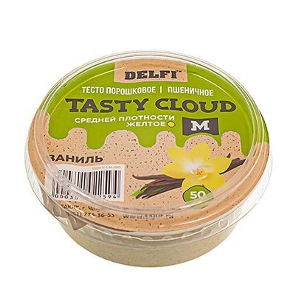 Тесто-порошок пшеничное DELFI Tasty Cloud плотное желтое аромат чеснок Ваниль Среней 375₽