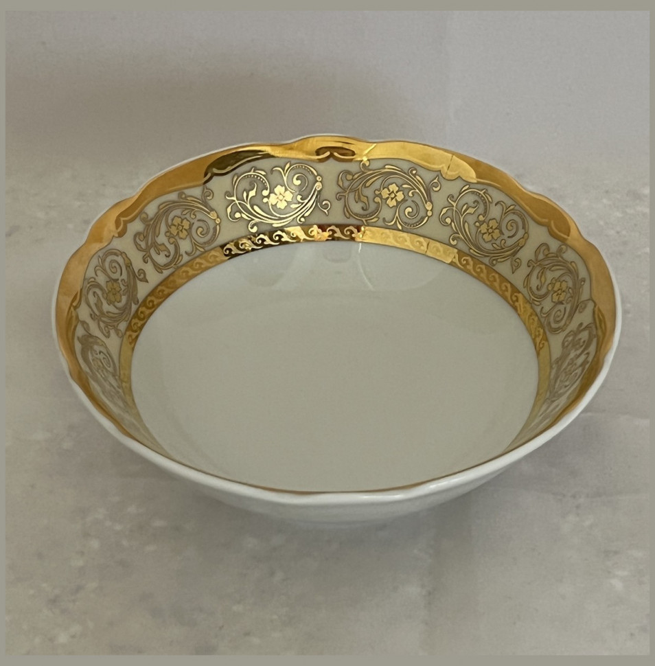 фото Набор салатников 13 см 6 шт bavarian porcelain "мария-тереза бежевая" 274545