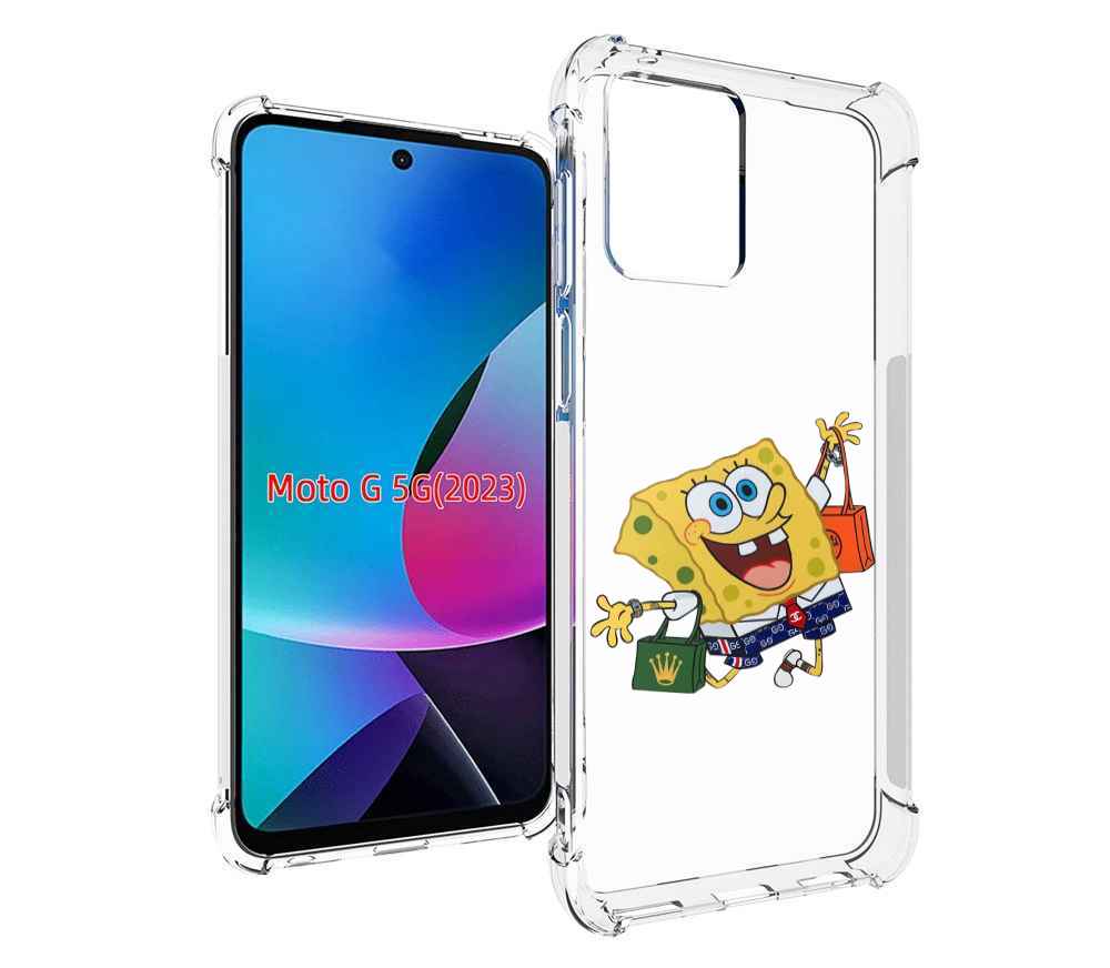 

Чехол MyPads модный-спанч-боб для MOTO G 5G 2023, Tocco