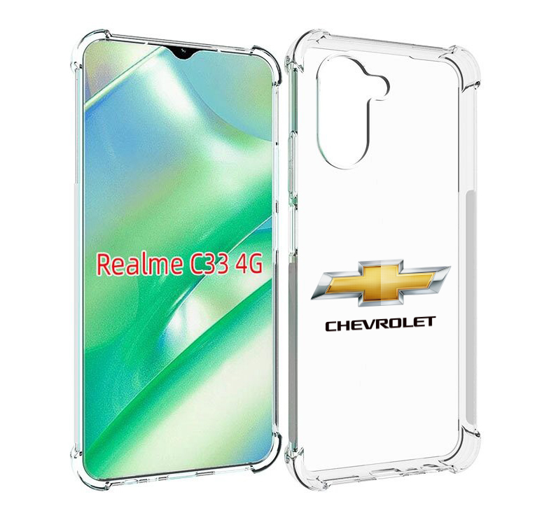 

Чехол MyPads сhevrolet-3 мужской для Realme C33 4G, Прозрачный, Tocco