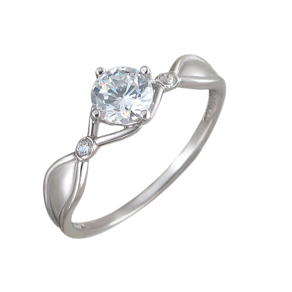 

Кольцо из серебра с фианитом р. Эстет 01К156362, 01К156362