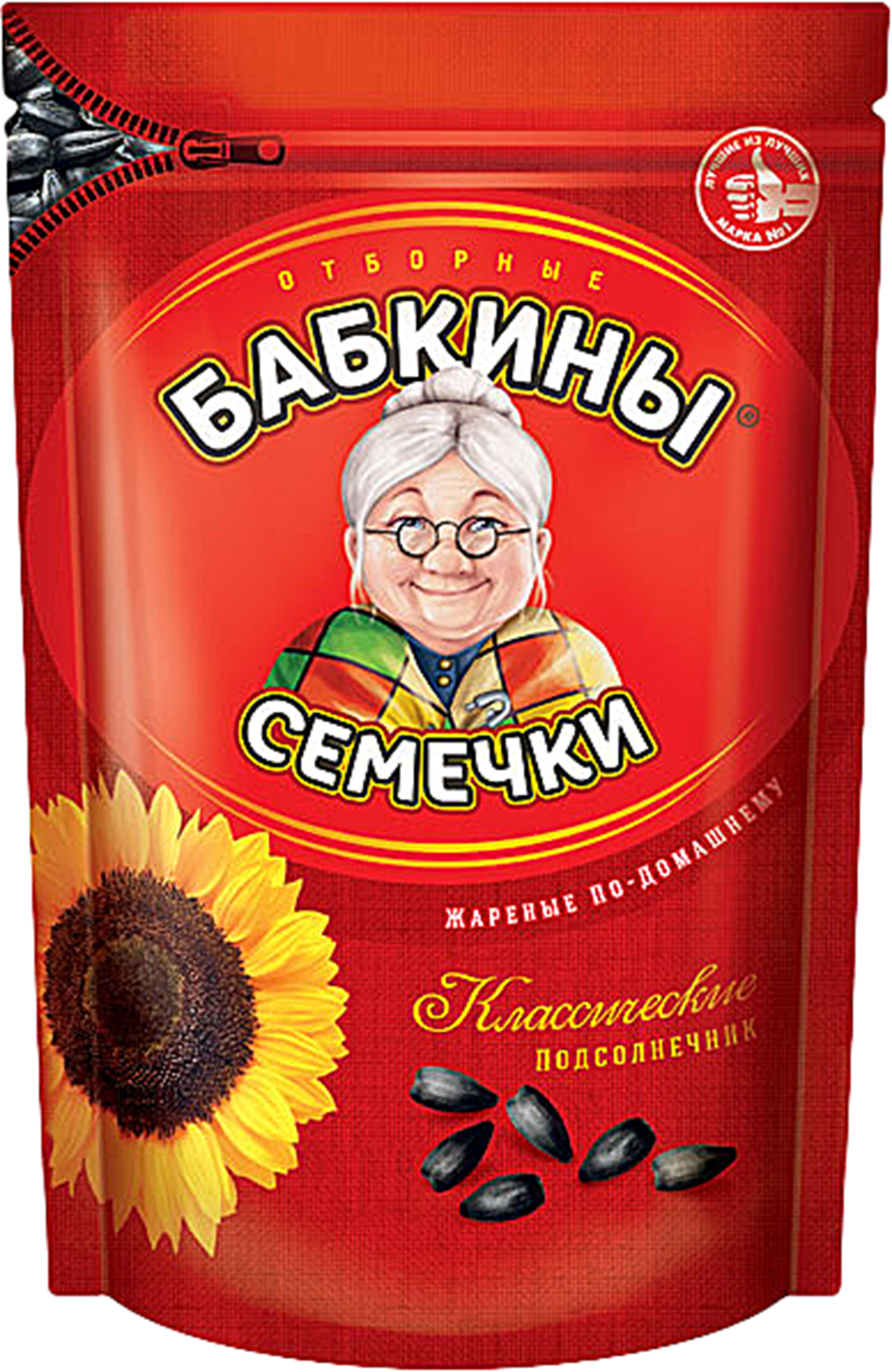 

Семечки подсолнечные Бабкины Семечки жареные 270 г