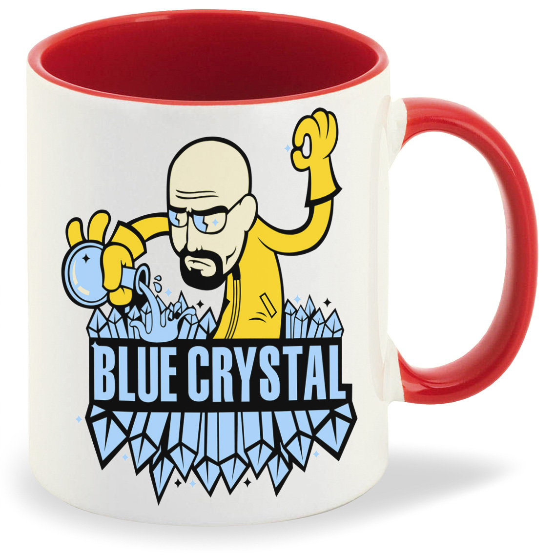 

Кружка CoolPodarok Blue crystal, Blue crystal