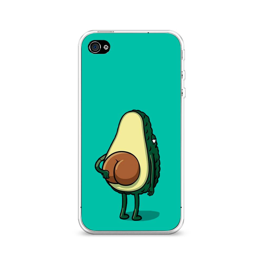 

Чехол Awog на Apple iPhone 4/4S / Айфон 4/4S "Попа авокадо", Разноцветный, 10150-10