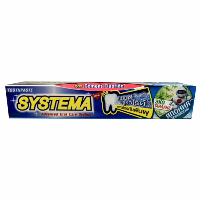 

Зубная паста Lion Thailand Systema для глубокой очистки со вкусном ледяной мяты 160 г