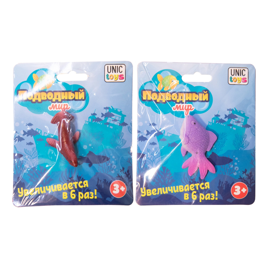 Игровая фигурка Unic-Toys Подводный мир растущая в воде в ассортименте