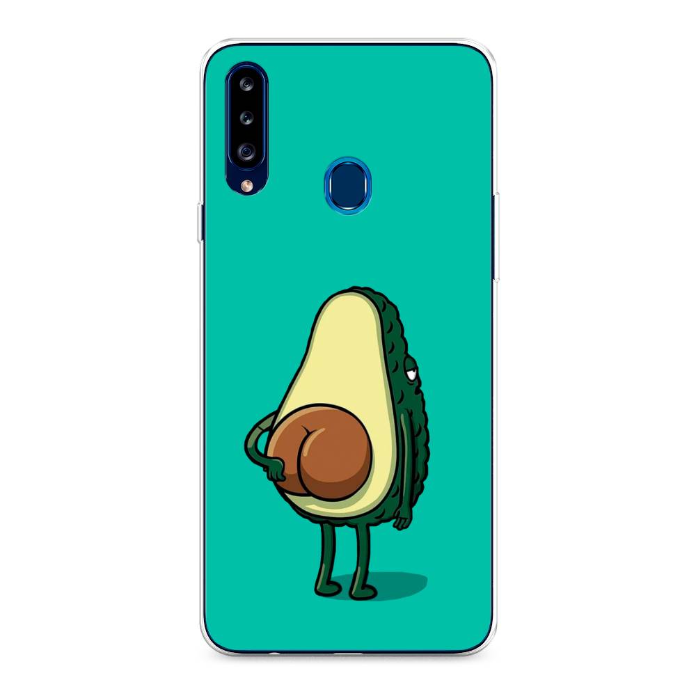 

Чехол Awog на Samsung Galaxy A20s / Самсунг A20s "Попа авокадо", Разноцветный, 2100850-10