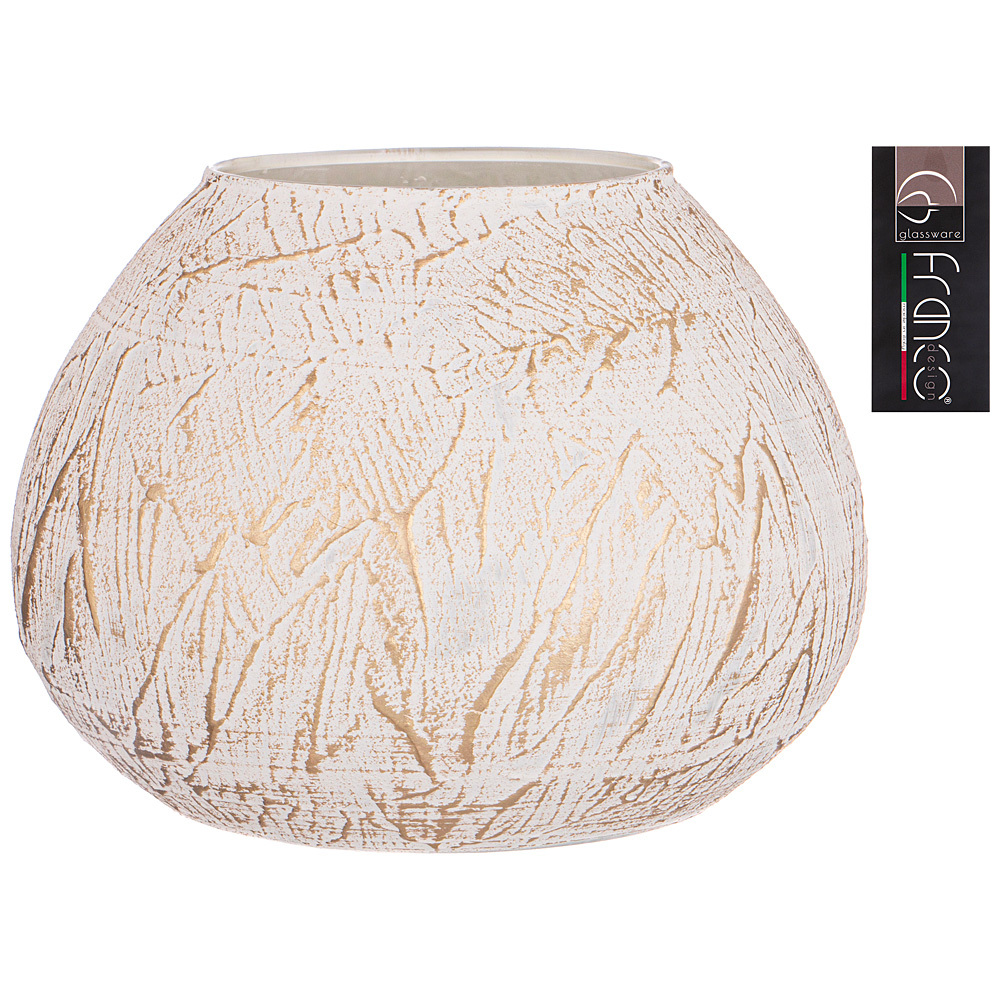 

Ваза inside tailor gold white диаметр 20см
