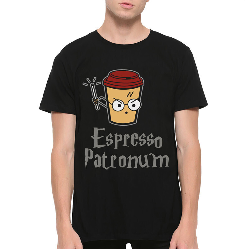 

Футболка мужская Dream Shirts Espresso Patronum 1000433222 черная L, Espresso Patronum 1000433222