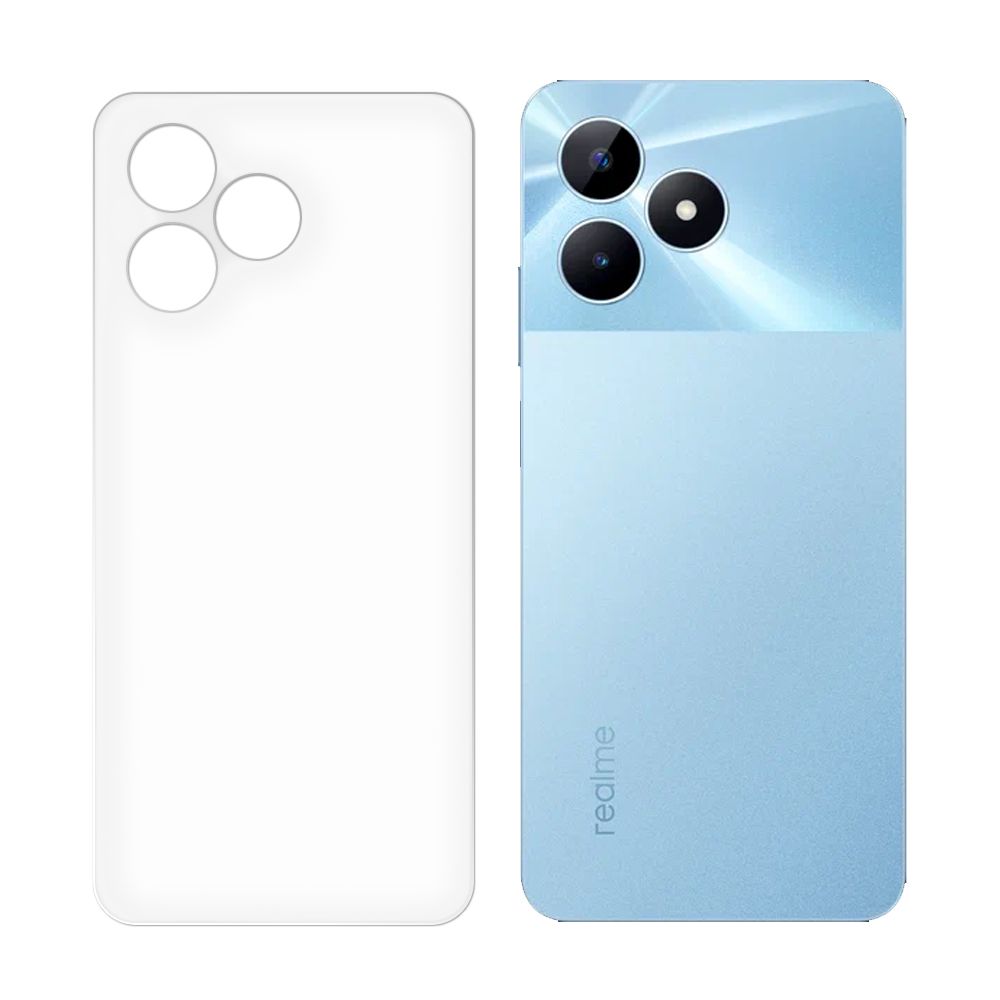 

Стекло защитное гибридное Krutoff для Realme Note 50 задняя сторона