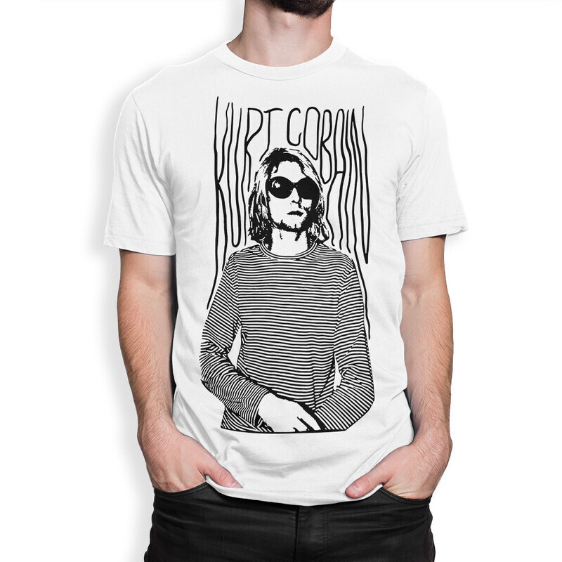 

Футболка мужская Dream Shirts Курт Кобейн 1000434222 белая XL, Курт Кобейн 1000434222