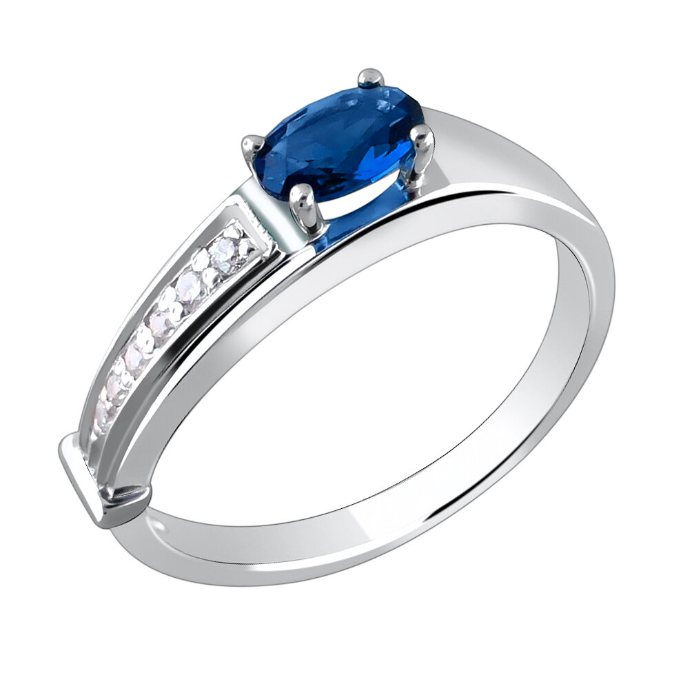 

Кольцо из серебра с фианитом р. Эстет 01К255039-2, 01К255039-2