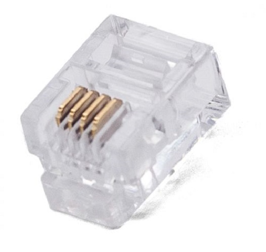 

Коннектор Filum RJ-11 RJ 11 м (FL-NA-PLUG-1), Прозрачный, FL-NA-PLUG-1