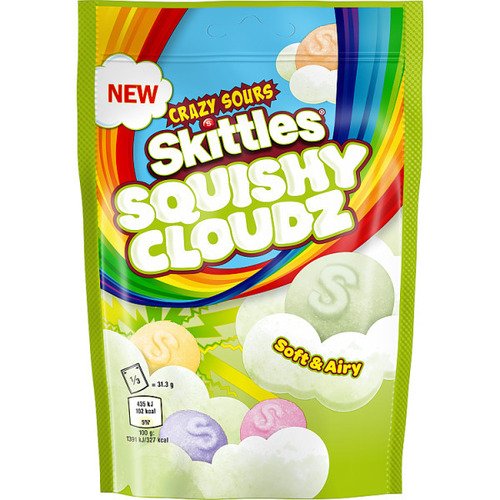 Драже Skittles Squishy Cloudz Crazy Sour 94 гр