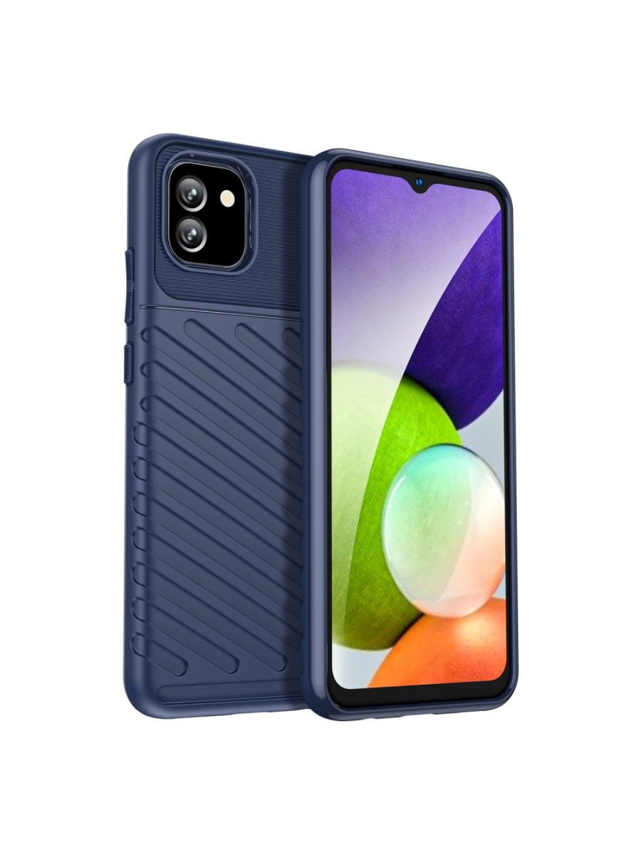 

Brodef Thunder Противоударный чехол для Samsung Galaxy A03 Синий