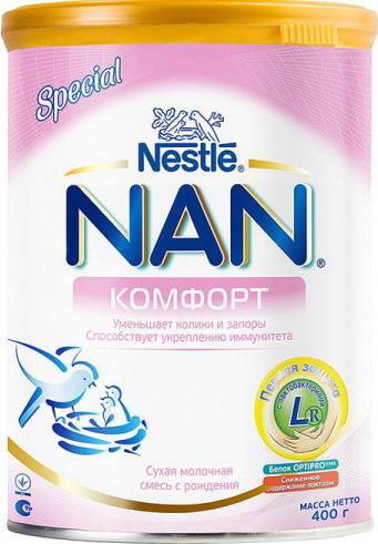 

Смесь Nestle Nan Комфорт сухая с рождения