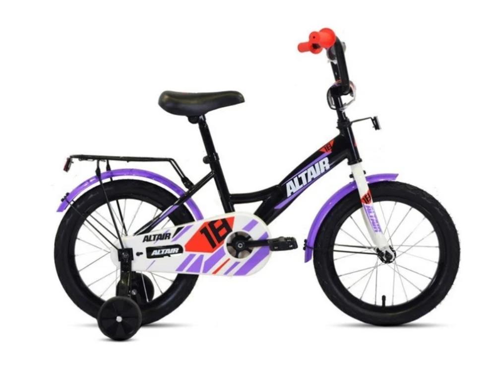 Велосипед детский Altair Kids 2021 год 18 Черный/Белый/1BKT1K1D1002,  - купить со скидкой