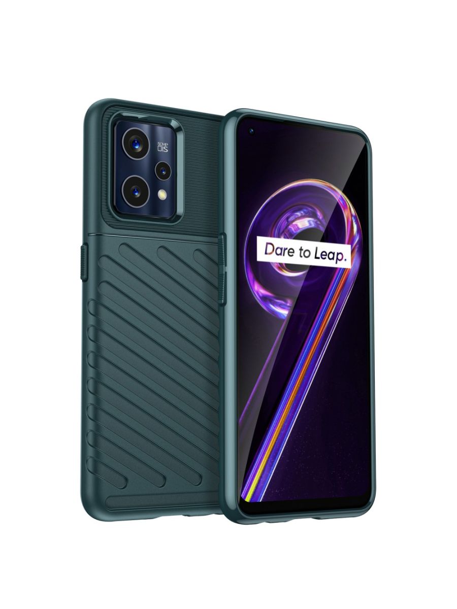 

Brodef Thunder Противоударный чехол для Realme 9 Pro Plus/9 Pro+ Зеленый