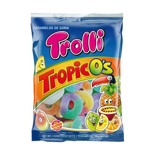 

Мармелад жевательный Trolli Мармелад Tropical Rings 100 г, Trolli Tropical Rings 100
