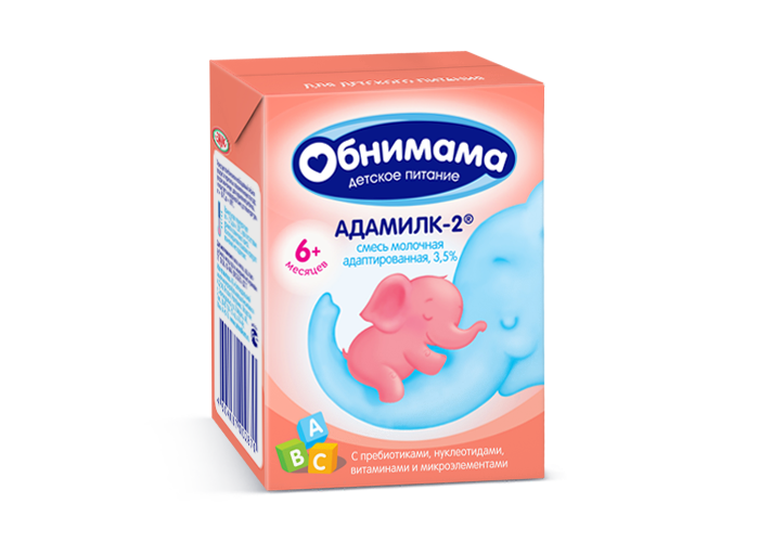 

Смесь Обнимама Адмилак-2 молочная адаптированная 3,5% с 6 месяцев 200 гр