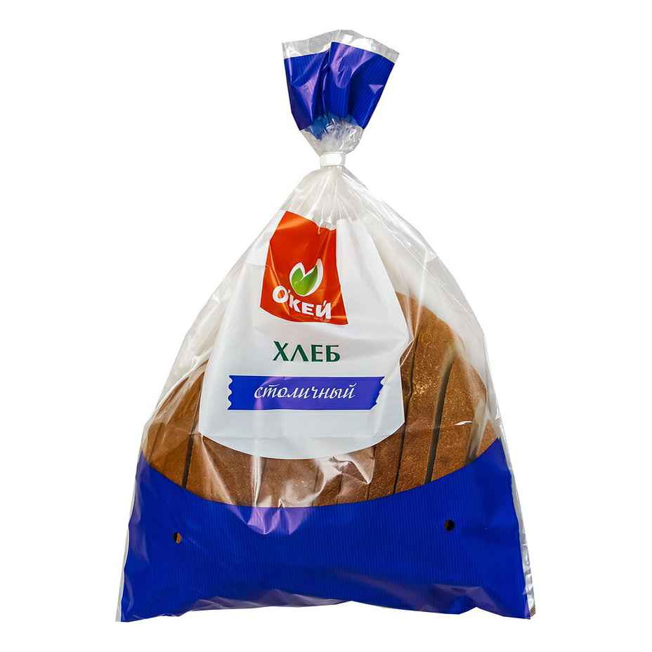 Хлеб О'кей Столичный ржано-пшеничный в нарезке 400 г