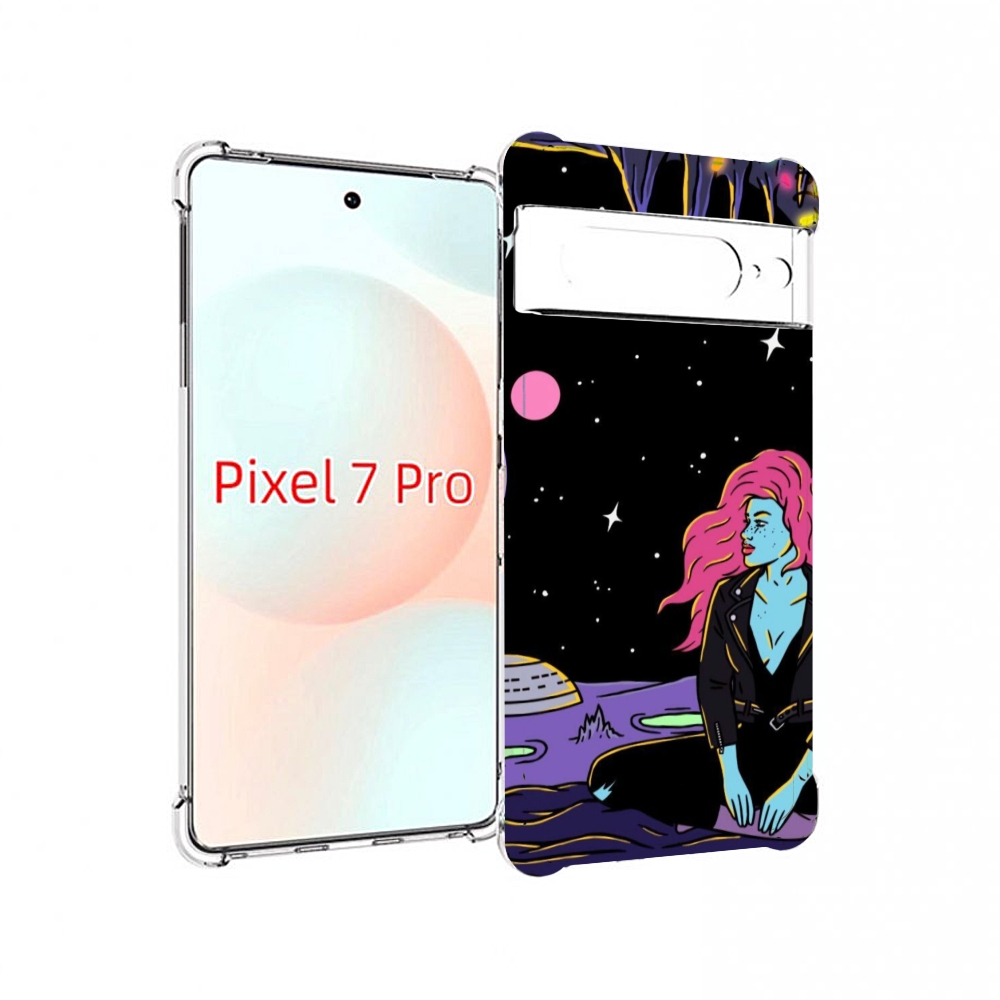

Чехол Mypads Девушка С Красными Волосами В Космосе Женский Для Google Pixel 7 Pro, Прозрачный, Tocco