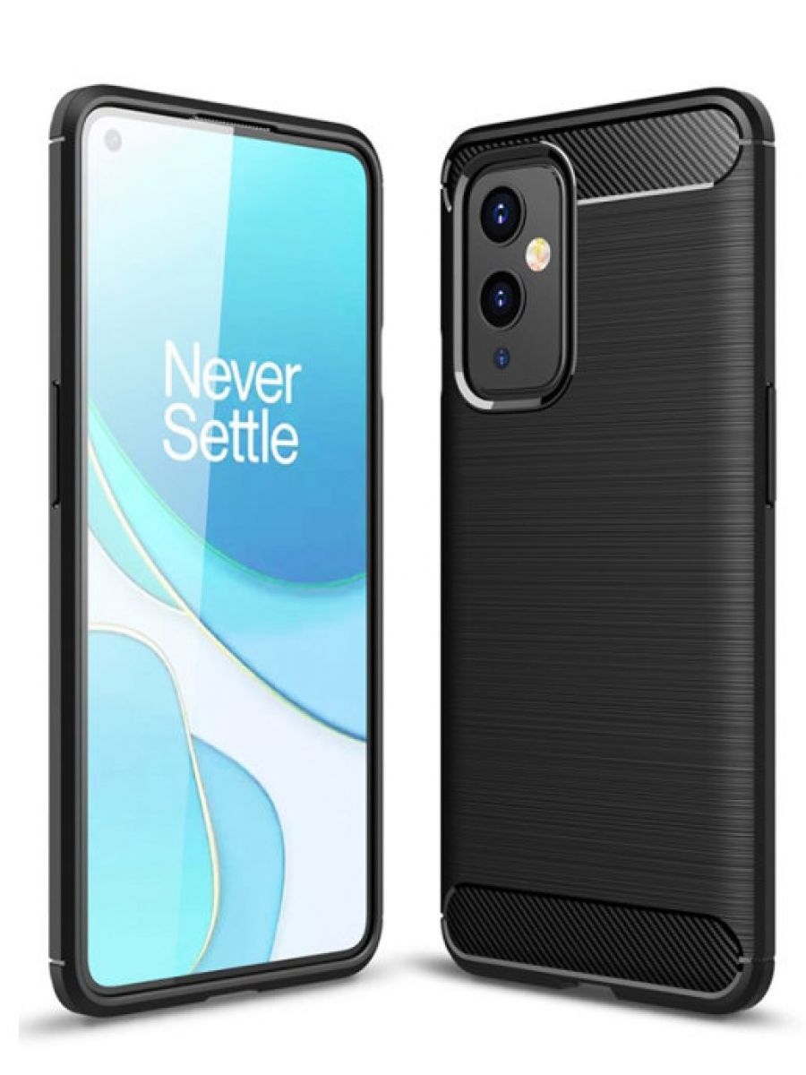 

Brodef Carbon Силиконовый чехол для OnePlus 9 черный