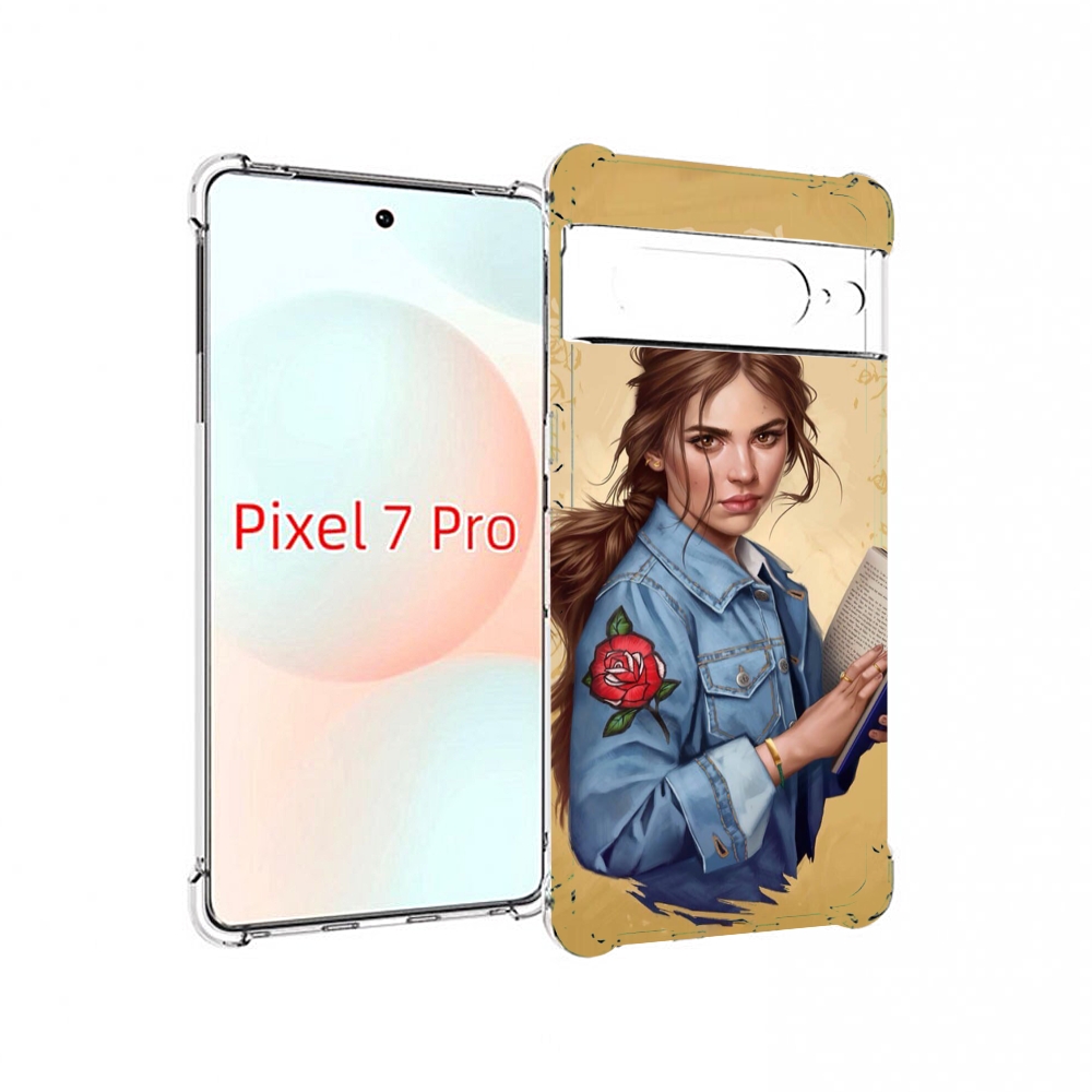 

Чехол Mypads Девушка-В-Бежевом-Фоне Для Google Pixel 7 Pro, Прозрачный, Tocco