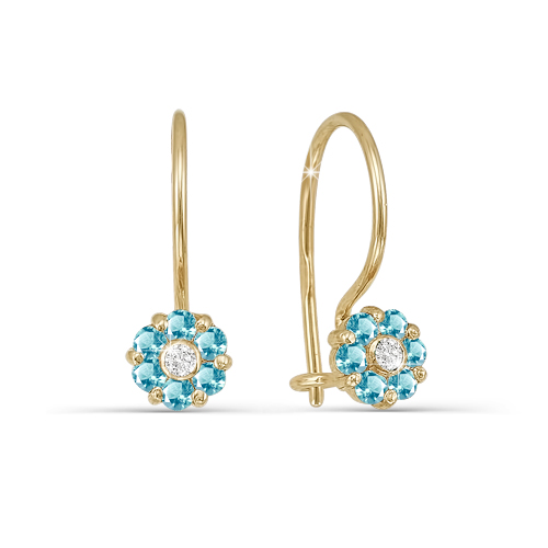 

Серьги из красного золота ЯХОНТ Золотой 169627, фианит, 169627
