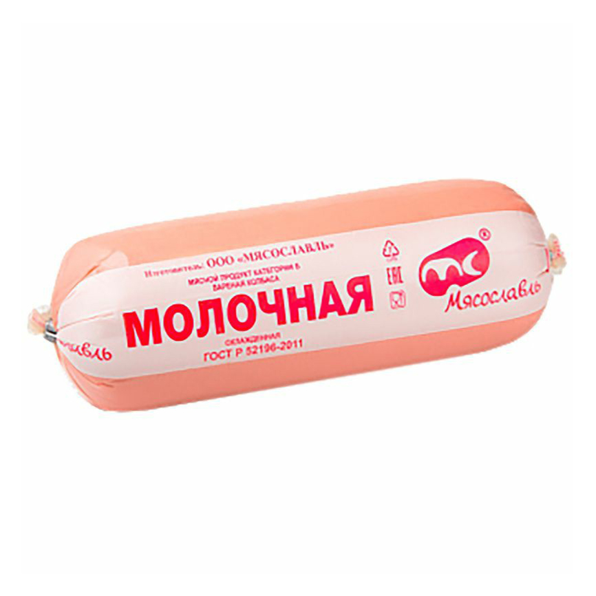 

Колбаса вареная Мясославль Молочная