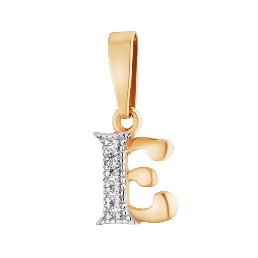 Подвеска золотая с фианитами арт. 1135317 Е
