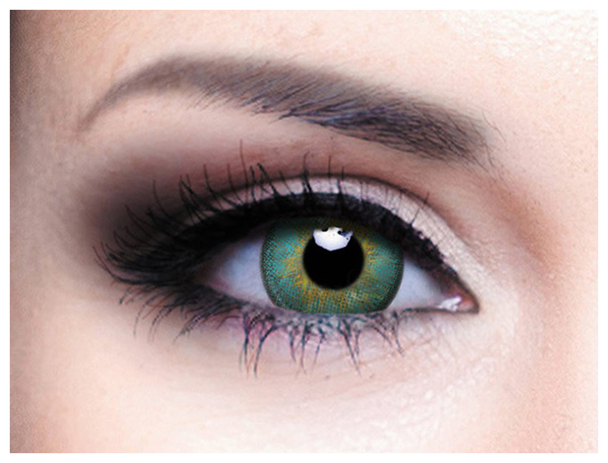 

Линзы контактные цветные Офтальмикс Colors 2 шт. R 8,6 TURQUOISE -1,00, Colors 2 линзы