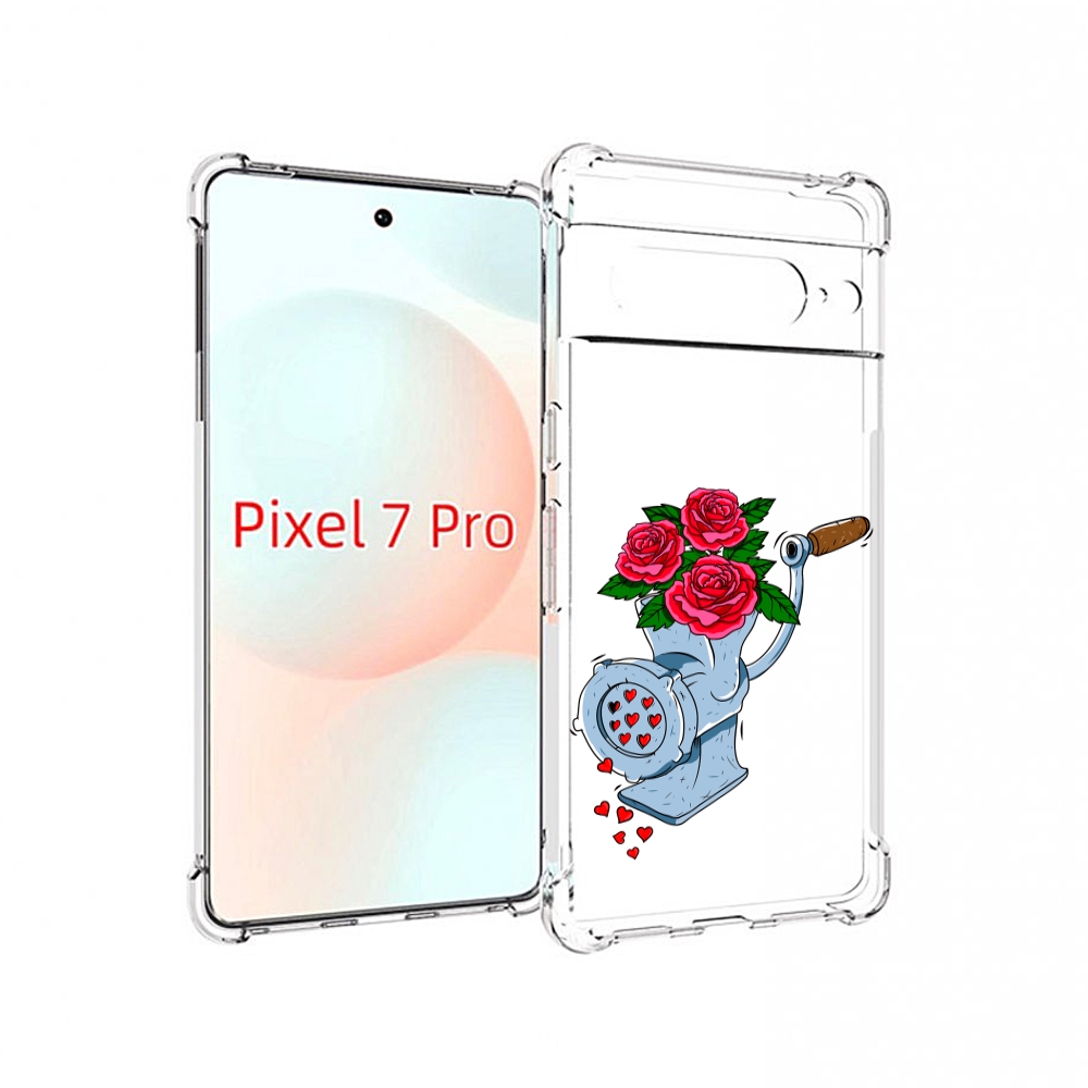 

Чехол Mypads Цветочные Сердца Для Google Pixel 7 Pro, Прозрачный, Tocco