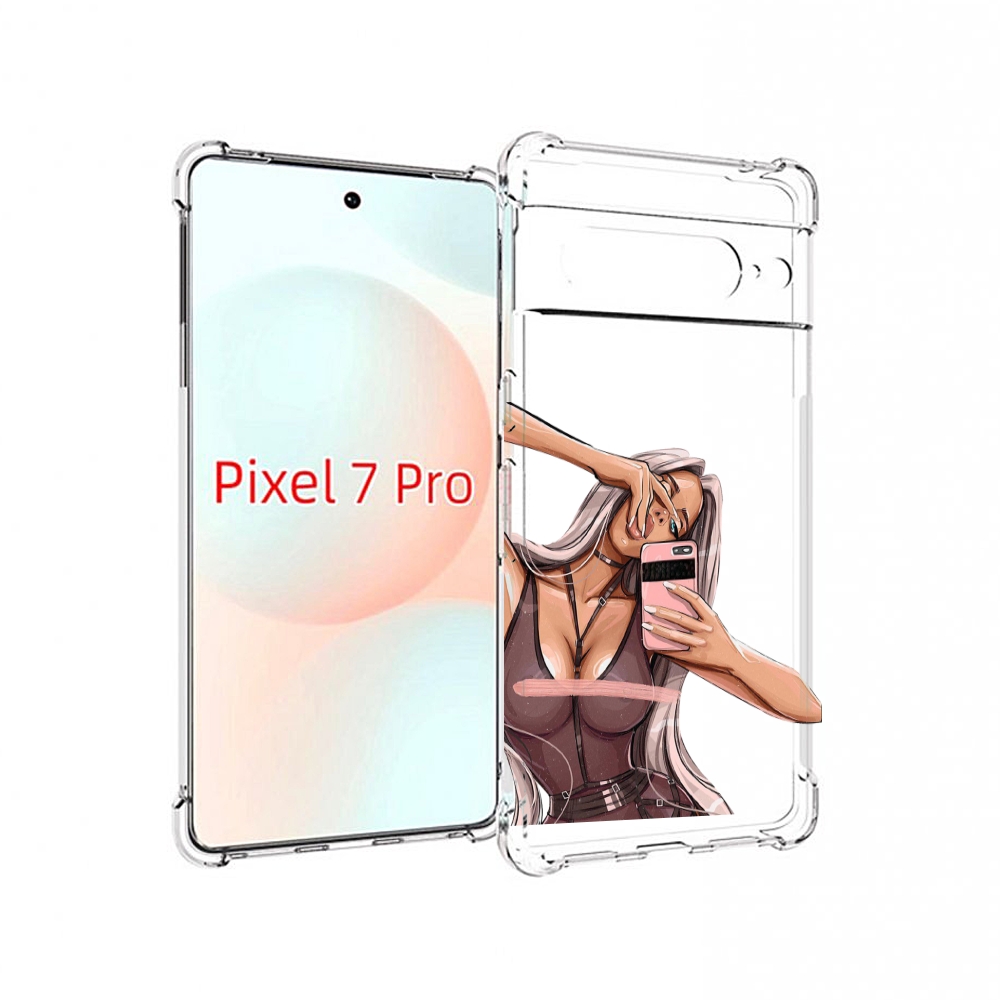 

Чехол Mypads Девушка-В-Прозрачной-Одежде Для Google Pixel 7 Pro, Прозрачный, Tocco