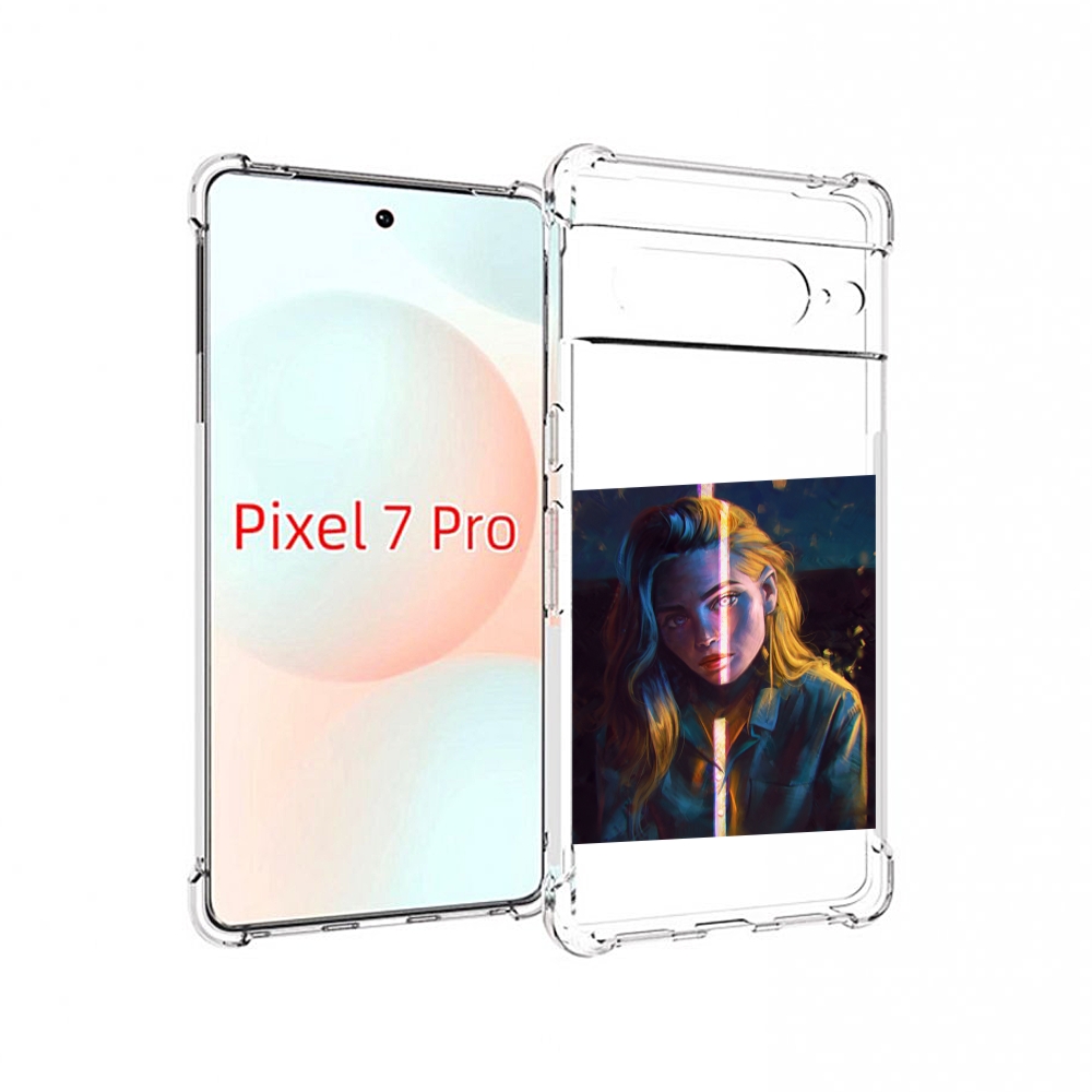

Чехол Mypads Девушка-В-Тени Для Google Pixel 7 Pro, Прозрачный, Tocco