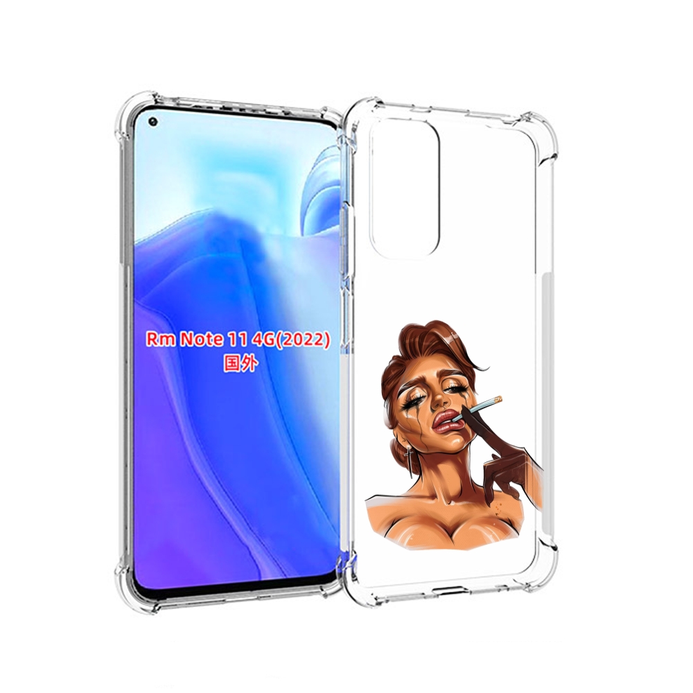 

Чехол MyPads плачущая-девушка-с-сигаретой женский для Xiaomi Redmi Note 11 4G ( Глобаль, Tocco