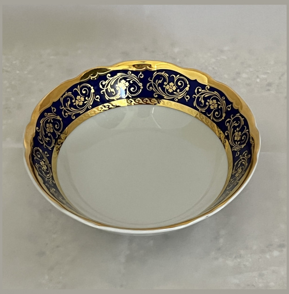 фото Набор салатников 13 см 6 шт bavarian porcelain "мария-тереза кобальт" 274547