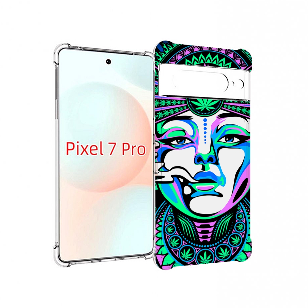 

Чехол Mypads Девушка-Любит-Траву-Абстракция Для Google Pixel 7 Pro, Прозрачный, Tocco