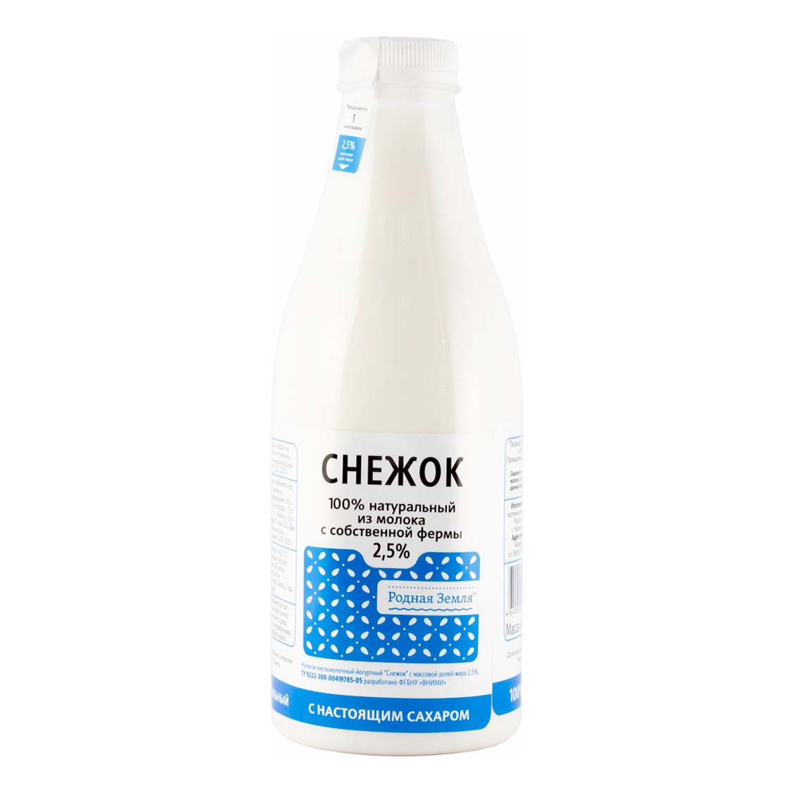 

Снежок Родная земля 2,5% 1 л