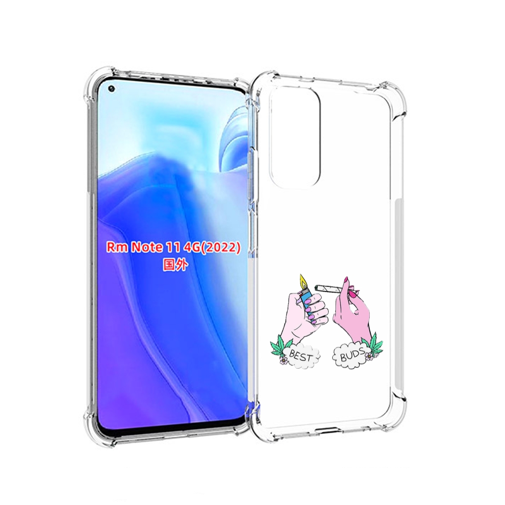 

Чехол MyPads плохие руки женский для Xiaomi Redmi Note 11 4G ( Глобальная версия ), Tocco