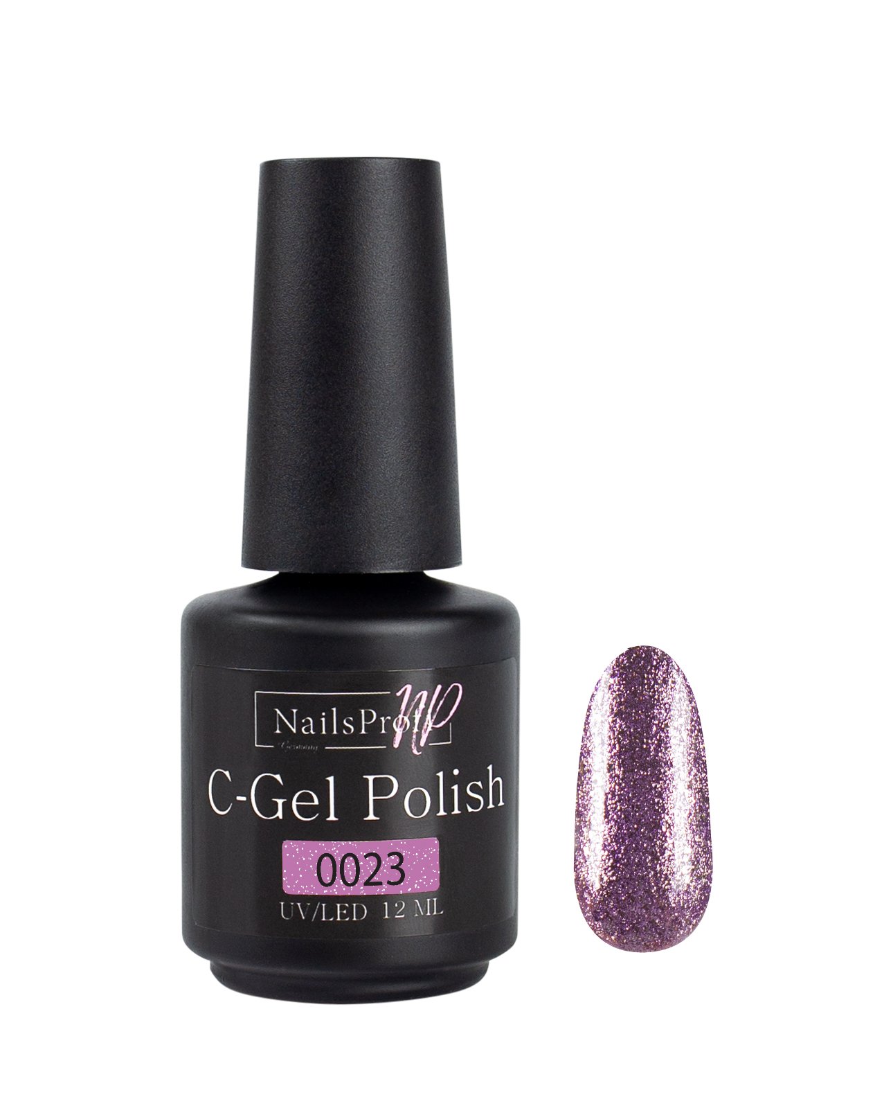 фото Гель лак для ногтей маникюра педикюра nailsprofi /c-gel polish-s 0023 - 12 мл