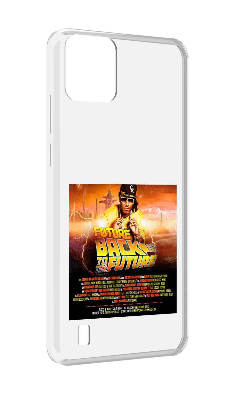 

Чехол MyPads Future - Back To The Future для Blackview A55, Прозрачный, Tocco